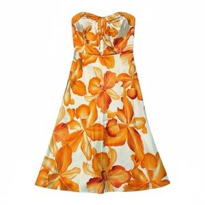 Floral Strapless Dress